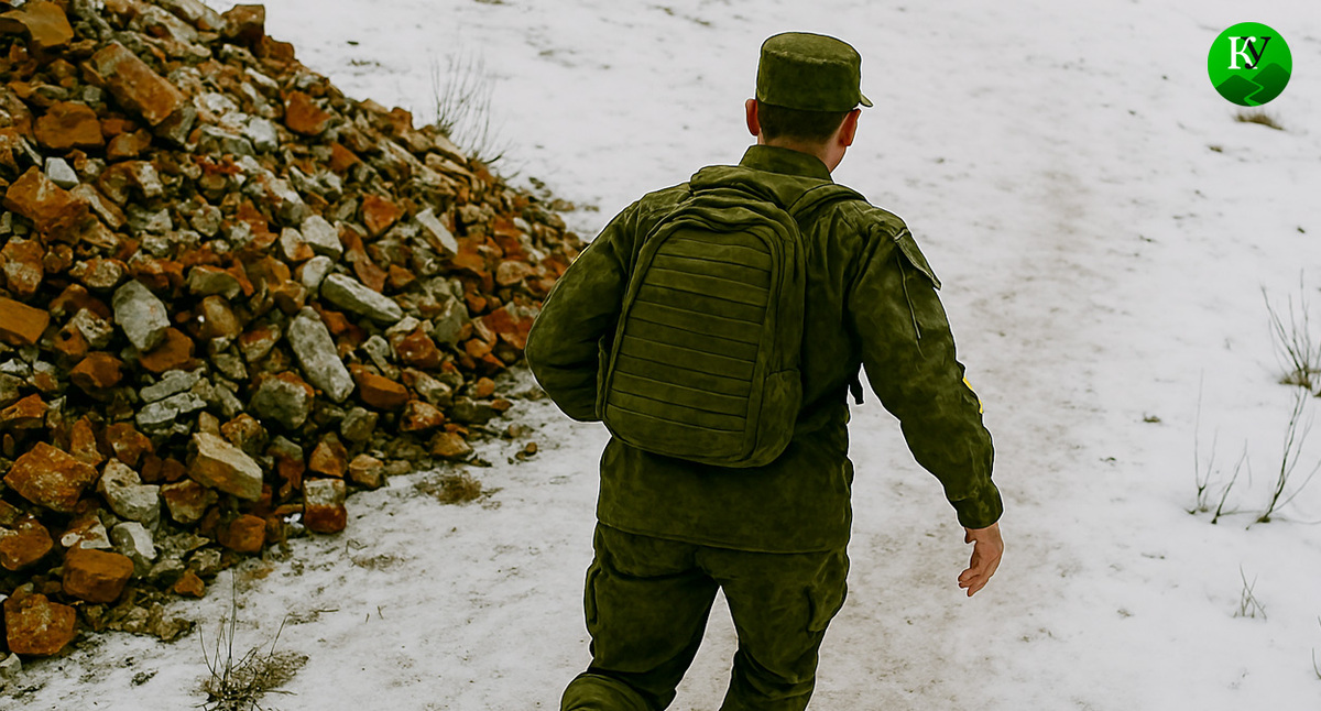 Военный на СВО. Иллюстрация создана «Кавказским узлом» с помощью ИИ в программе Copilot
