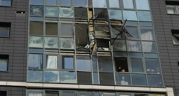 Последствия атаки дронов в Новороссийске. 2 марта 2026 г. Фото: https://t.me/nvrskadm/48200