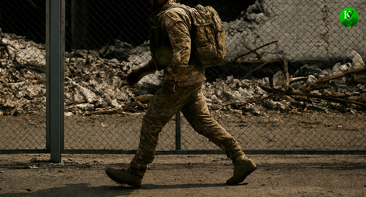 Военный на СВО. Иллюстрация создана «Кавказским узлом» с помощью ИИ в программе Copilot