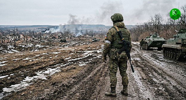 Военнослужащий. Иллюстрация создана "Кавказским узлом" при помощи ИИ в программе Copilot Военнослужащий. Иллюстрация создана "Кавказским узлом" при помощи ИИ в программе Copilot