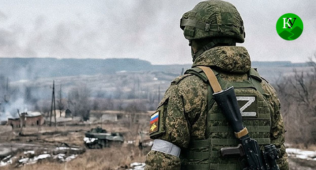 Военнослужащий. Иллюстрация создана "Кавказским узлом" при помощи ИИ в программе Copilot