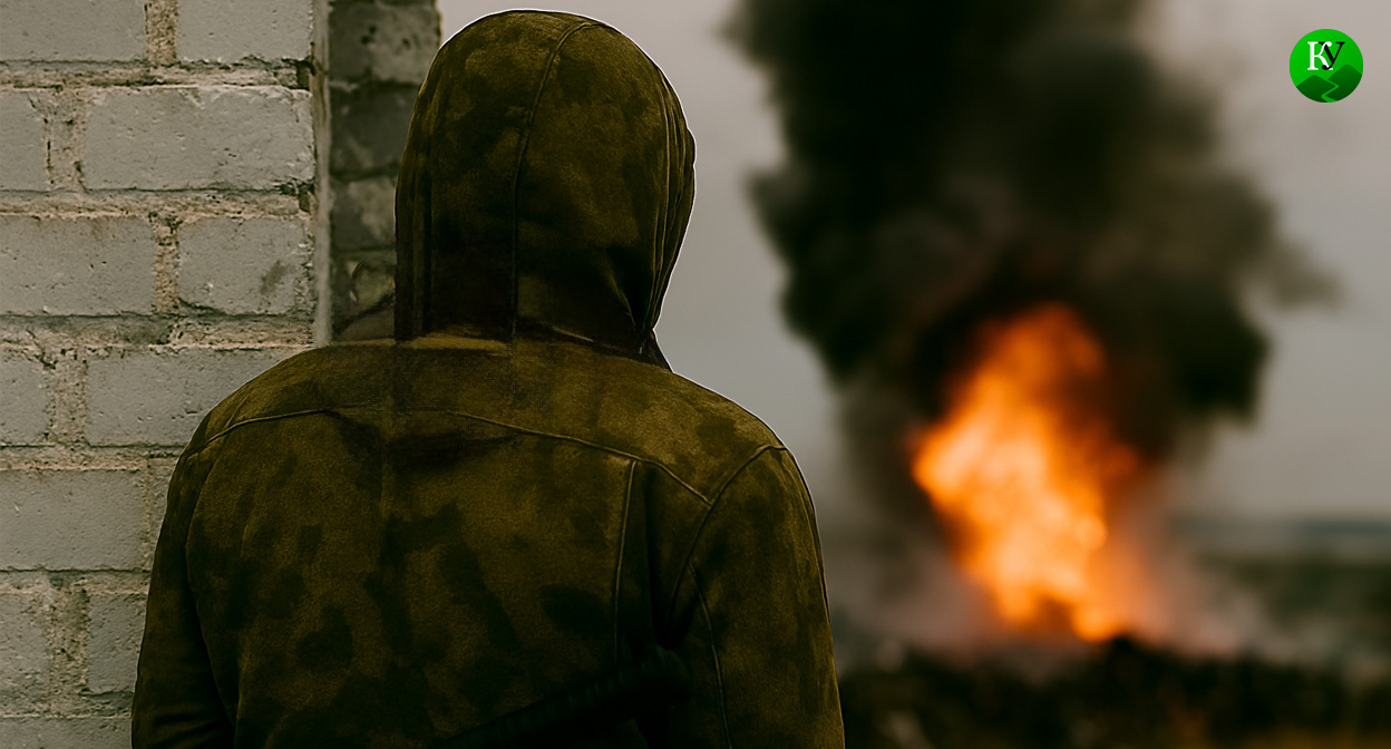 Военный на СВО. Иллюстрация создана «Кавказским узлом» с помощью ИИ в программе Copilot Военный на СВО. Иллюстрация создана «Кавказским узлом» с помощью ИИ в программе Copilot