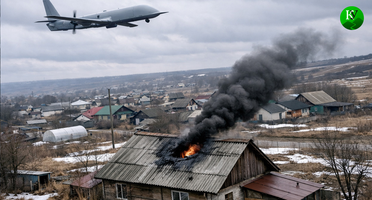 БПЛА в полете. Иллюстрация создана «Кавказским узлом» с помощью ИИ в программе Copilot БПЛА в полете. Иллюстрация создана «Кавказским узлом» с помощью ИИ в программе Copilot