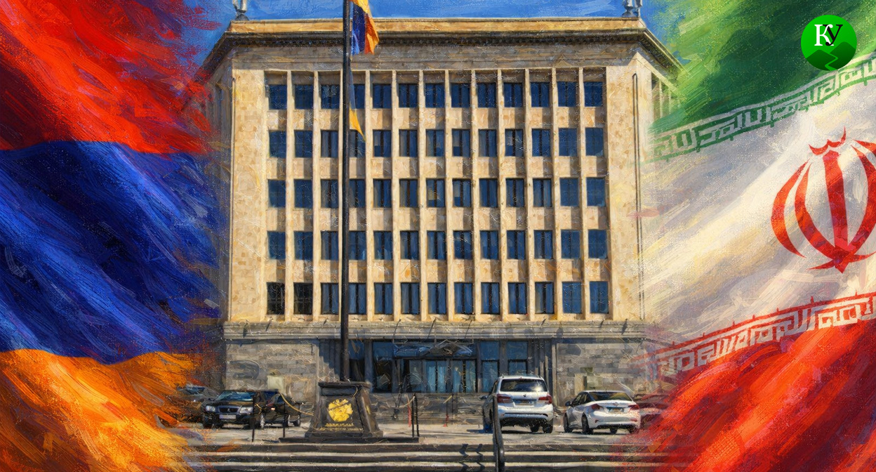 Американский университет Армении. Иллюстрация создана «Кавказским узлом» с помощью ИИ в программе Copilot