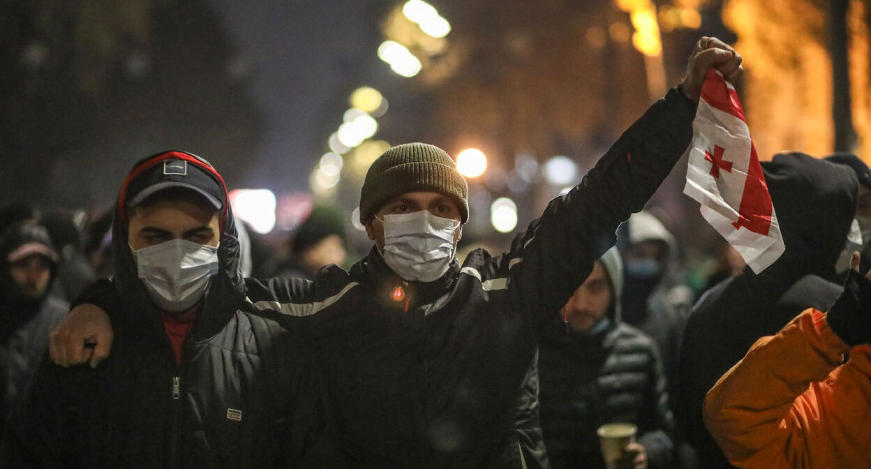 Акция протеста. Фото Азиза Каримова для "Кавказского узла"