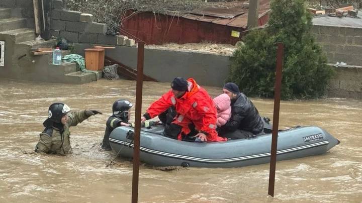Наводнение в Дагестане. 30 марта 2026 г. Фото: Пресс-служба ГУ МЧС России по Республике Дагестан