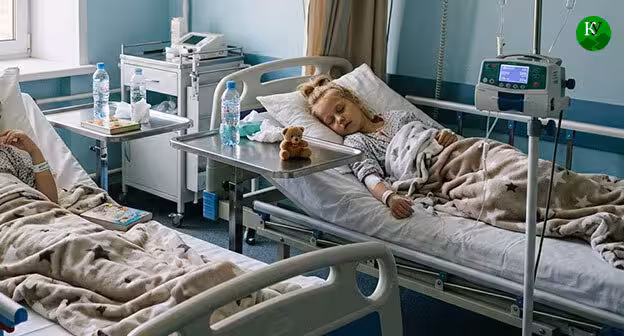 Дети в больничной палате. Иллюстрация создана "Кавказским узлом" при помощи ИИ в программе Copilot Дети в больничной палате. Иллюстрация создана "Кавказским узлом" при помощи ИИ в программе Copilot