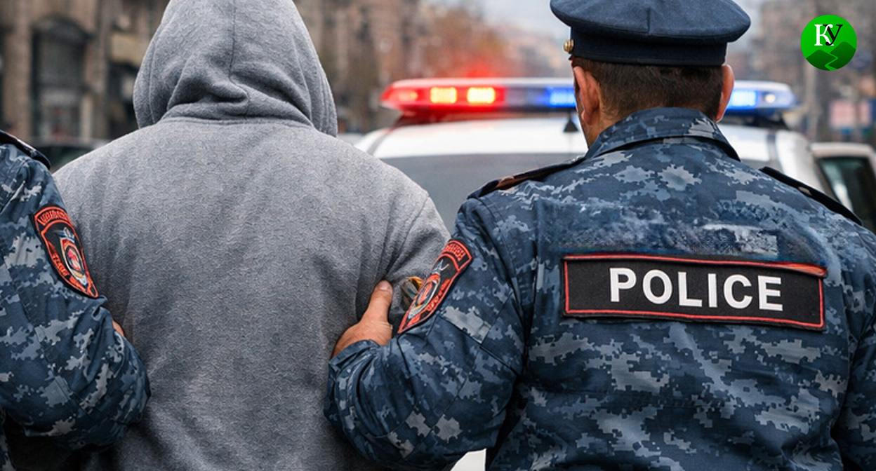 Задержание в Армении. Иллюстрация создана «Кавказским узлом» с помощью ИИ в программе Copilot
