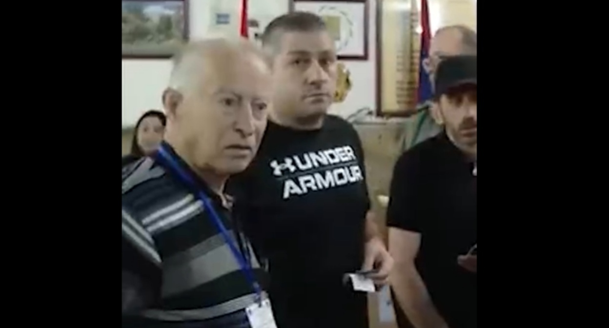 Люди на избирательном участке № 9/51. Кадр видео из телеграм-канала Yerevan.Today https://t.me/rusyerevantoday/ Люди на избирательном участке № 9/51. Кадр видео из телеграм-канала Yerevan.Today https://t.me/rusyerevantoday/