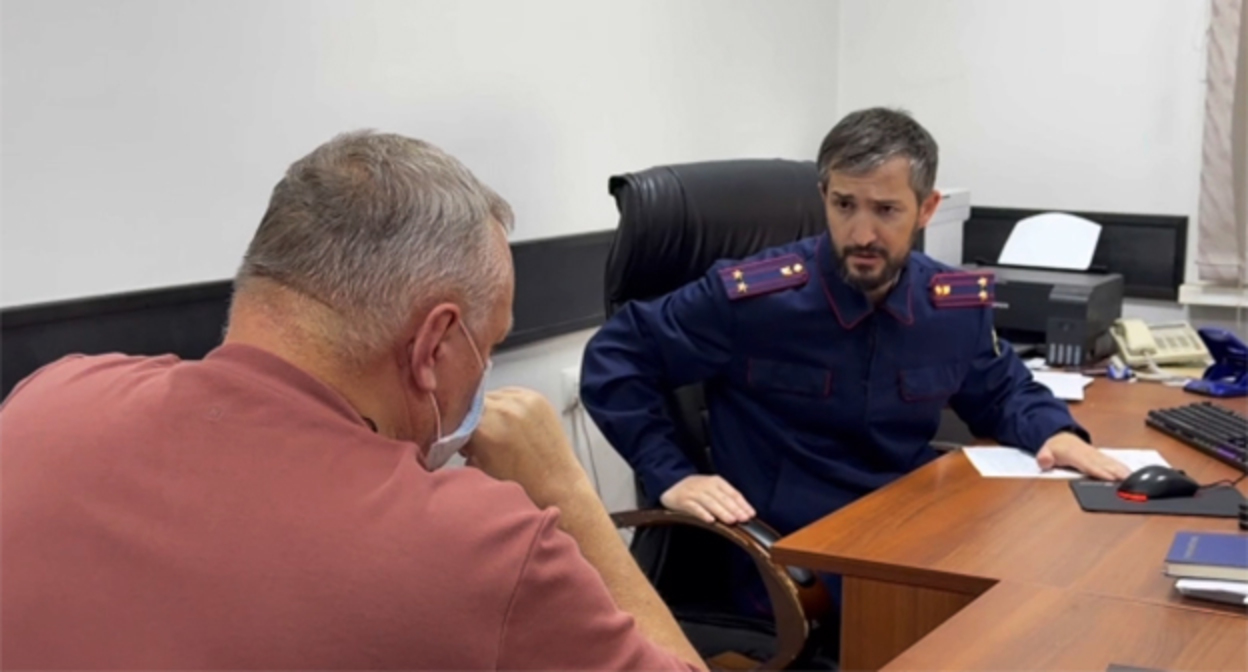 Задержание Бориса Гонцова. 21 июля 2026 г. Скриншот видео: пресс-служба СК РФ Задержание Бориса Гонцова. 21 июля 2026 г. Скриншот видео: пресс-служба СК РФ