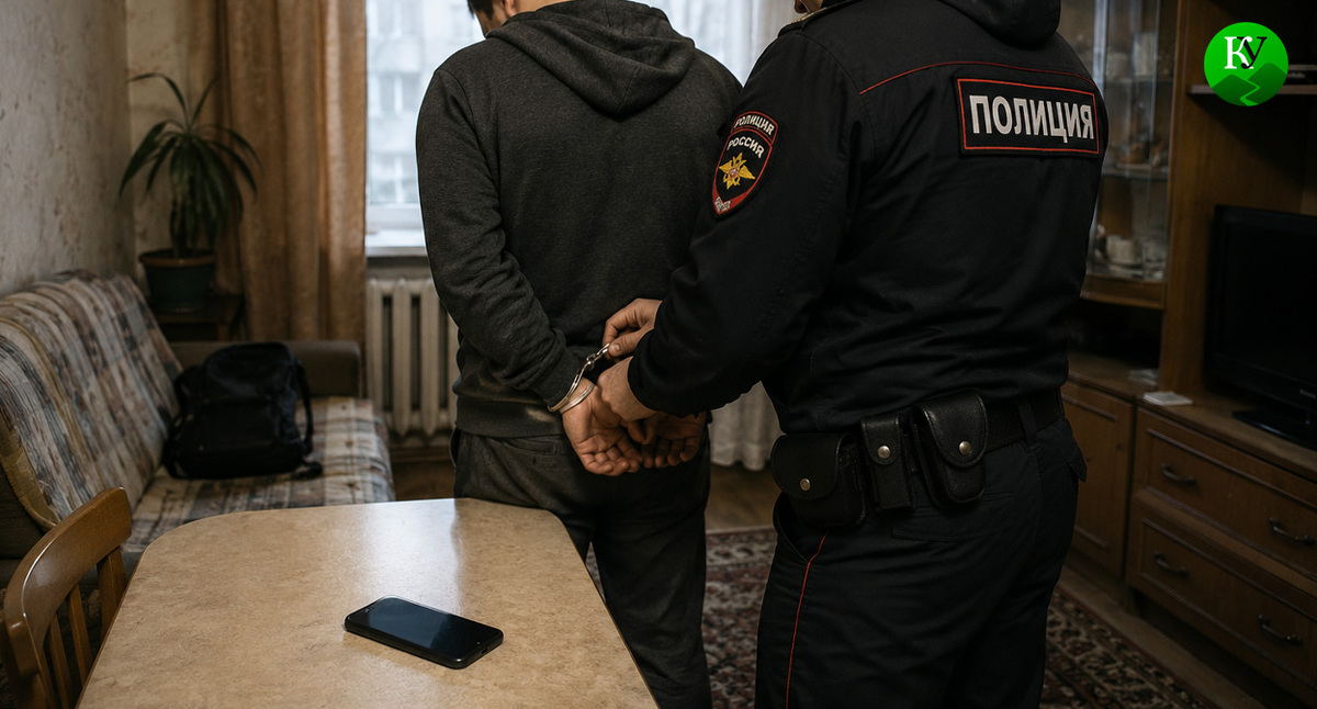 Задержание. Иллюстрация создана «Кавказским узлом» с помощью ИИ в программе Copilot