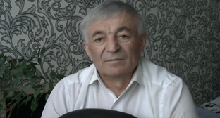 Давуд Адахов. Кадр видео на YouTube-канале активиста. 