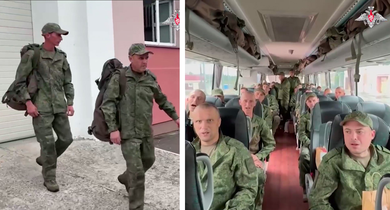 Возвращение военных из плена. Кадры из видео: https://t.me/mod_russia Возвращение военных из плена. Кадры из видео: https://t.me/mod_russia