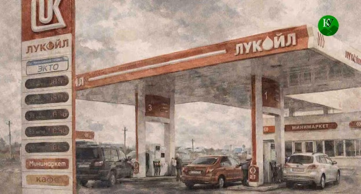 АЗС. Иллюстрация создана "Кавказским узлом" при помощи ИИ в программе Copilot АЗС. Иллюстрация создана "Кавказским узлом" при помощи ИИ в программе Copilot