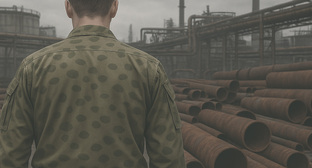 Военные на СВО. Иллюстрация создана «Кавказским узлом» с помощью ИИ в программе Copilot