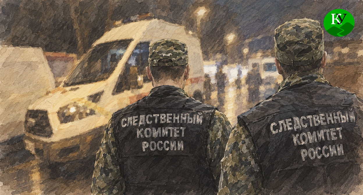 Сотрудники следственного комитета. Иллюстрация создана "Кавказским узлом" при помощи ИИ в программе Copilot