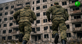Военные на СВО. Иллюстрация создана «Кавказским узлом» с помощью ИИ в программе Copilot