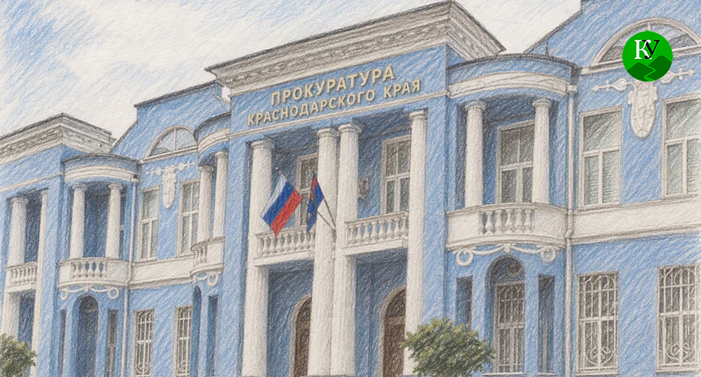 Здание прокуратуры Кубани. Иллюстрация создана "Кавказским узлом" при помощи ИИ в программе Copilot Здание прокуратуры Кубани. Иллюстрация создана "Кавказским узлом" при помощи ИИ в программе Copilot