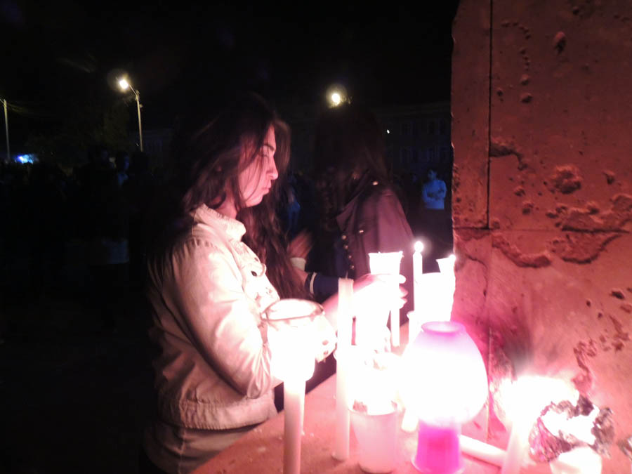 На Мемориальном комплексе. 23.04.2014. На Мемориальном комплексе. 23.04.2014.