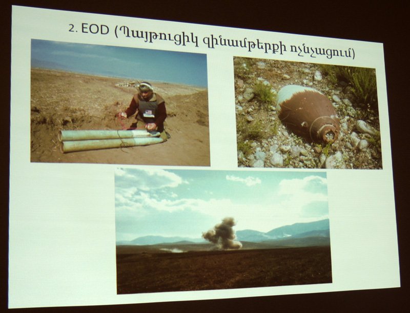 Обнаружение и подрыв мины на месте Обнаружение и подрыв мины на месте