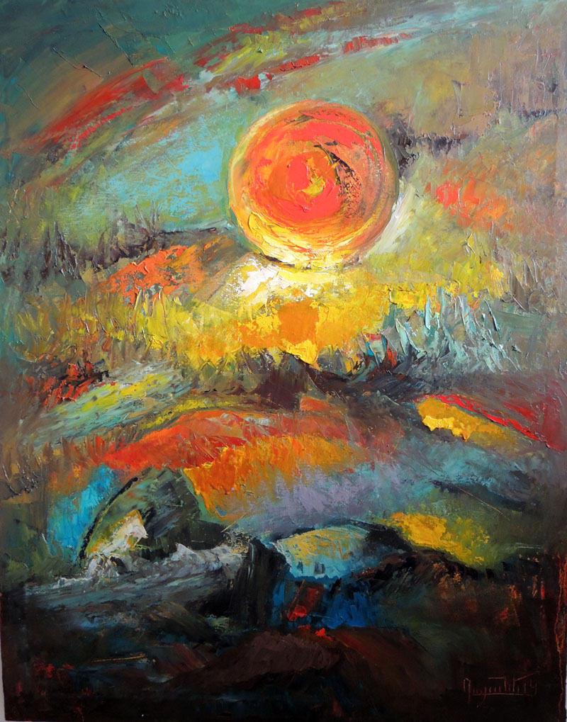 Одна из картин триптиха. Одна из картин триптиха.