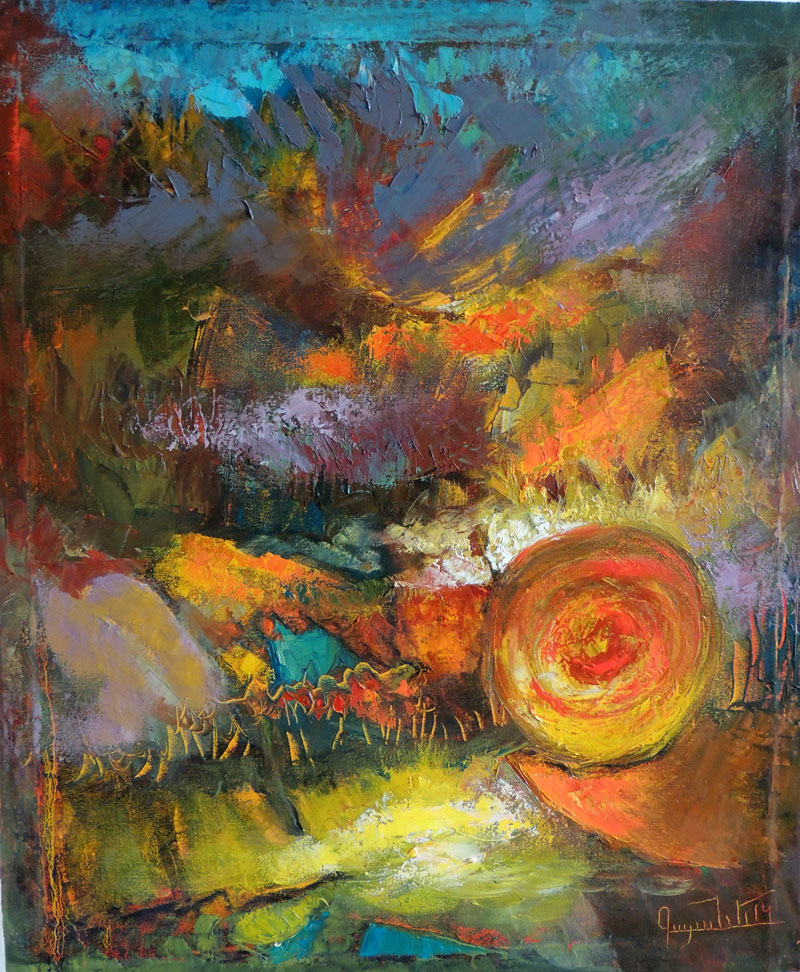 Одна из картин триптиха. Одна из картин триптиха.