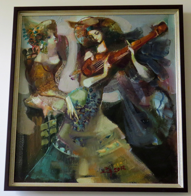 Работа художника Генриха Гарукяна (Армения) «Мелодия»