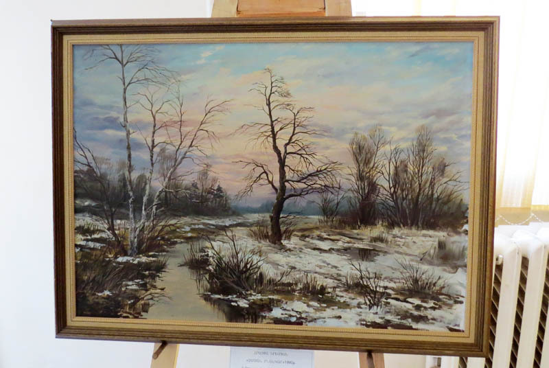 Работа Грачи Еремяна (Армения) Зимний пейзаж. Даритель Баграт Киракосян. Работа Грачи Еремяна (Армения) Зимний пейзаж. Даритель Баграт Киракосян.