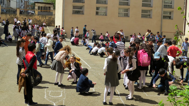 Школьный двор школы №7. Школьный двор школы №7.