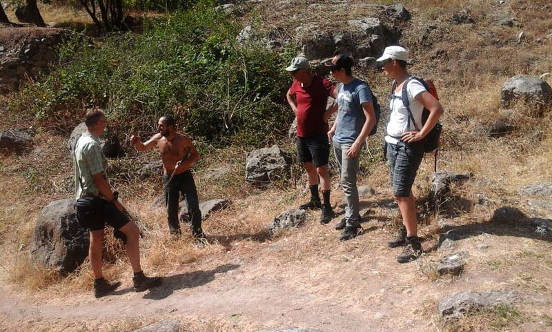 Повстречались туристы из Германии. Повстречались туристы из Германии.