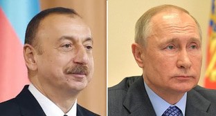 Ильхам Алиев, Владимир Путин. Фото пресс-служба президента Азербайджана, пресс-служба Кремля